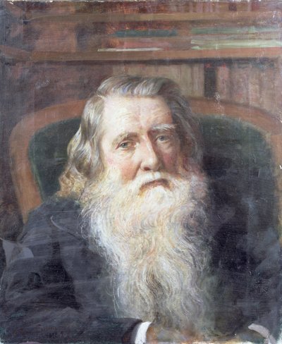 Retrato de John Ruskin (1819-1900) 1898-99 de Joseph Severn